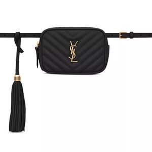 YSL Lou Belt bag in quilted leather